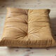 Ottoman Togo in camel leather  designed by Michel Ducaroy 1973