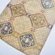 Tapis turc vintage rose et bleu sku 3116