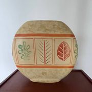 Vase vintage forme lentille