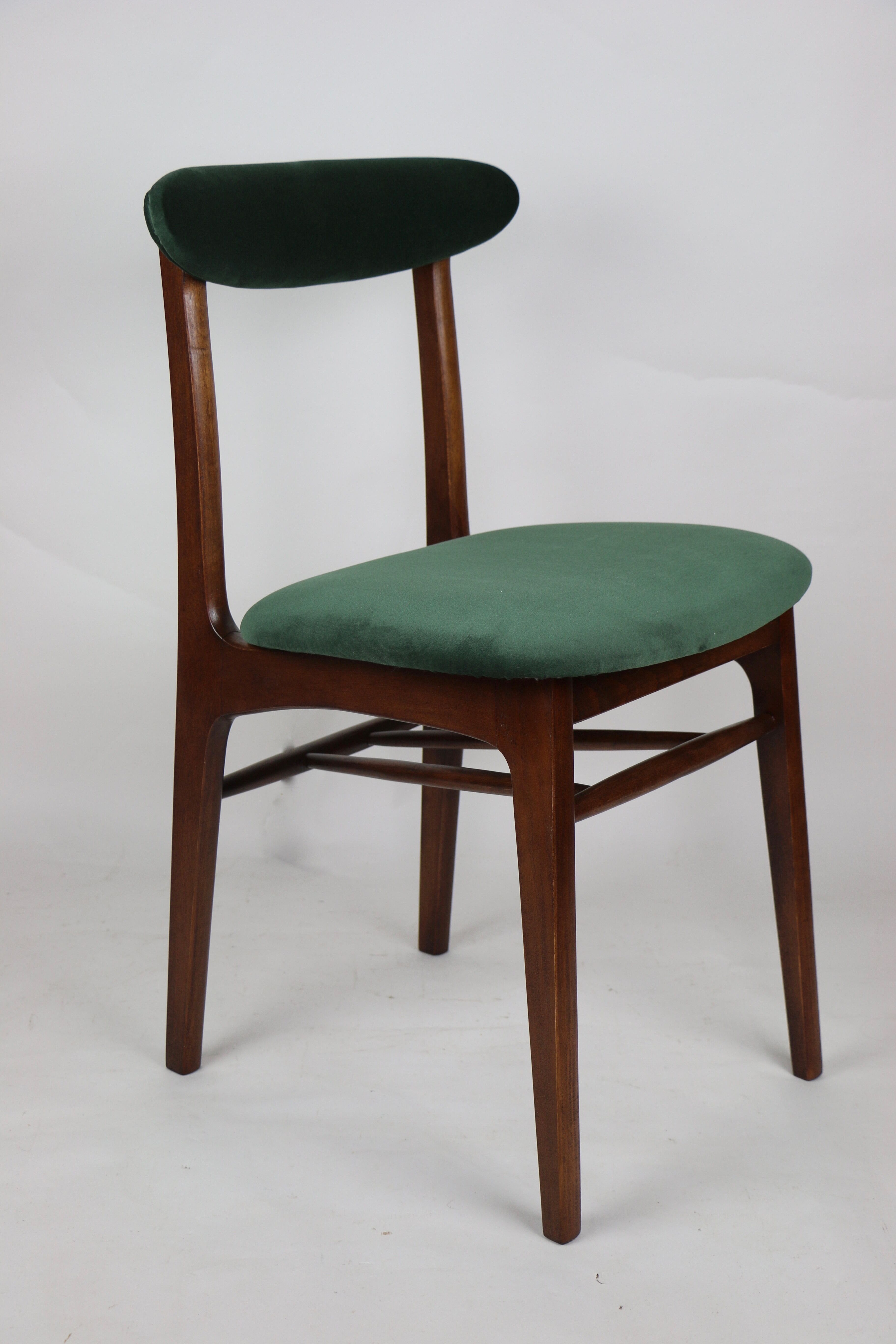 Vintage green Dining Chairs from Rajmund Halas, 1970s, Set of 2