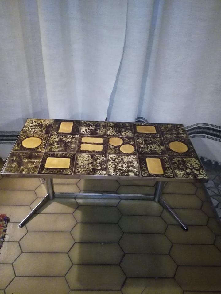 Table low 1960 Vallauris