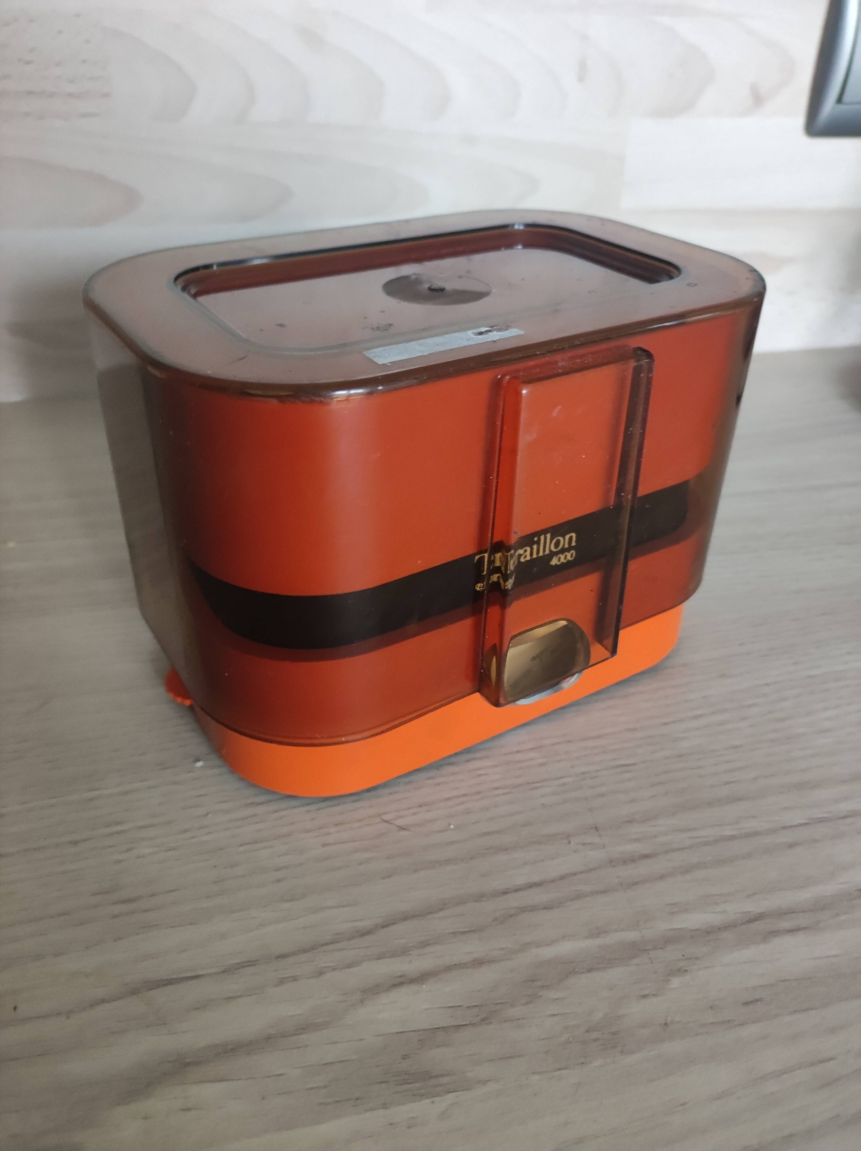 Balance Terraillon export 4000 plastic orange design Zanuso vintage