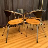 Set of four Plurima chairs, Italy, 1980s