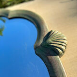 Mermaid wooden mirror