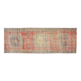 Anatolian handmade vintage rug 398 cm x 120 cm