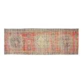 Anatolian handmade vintage rug 398 cm x 120 cm