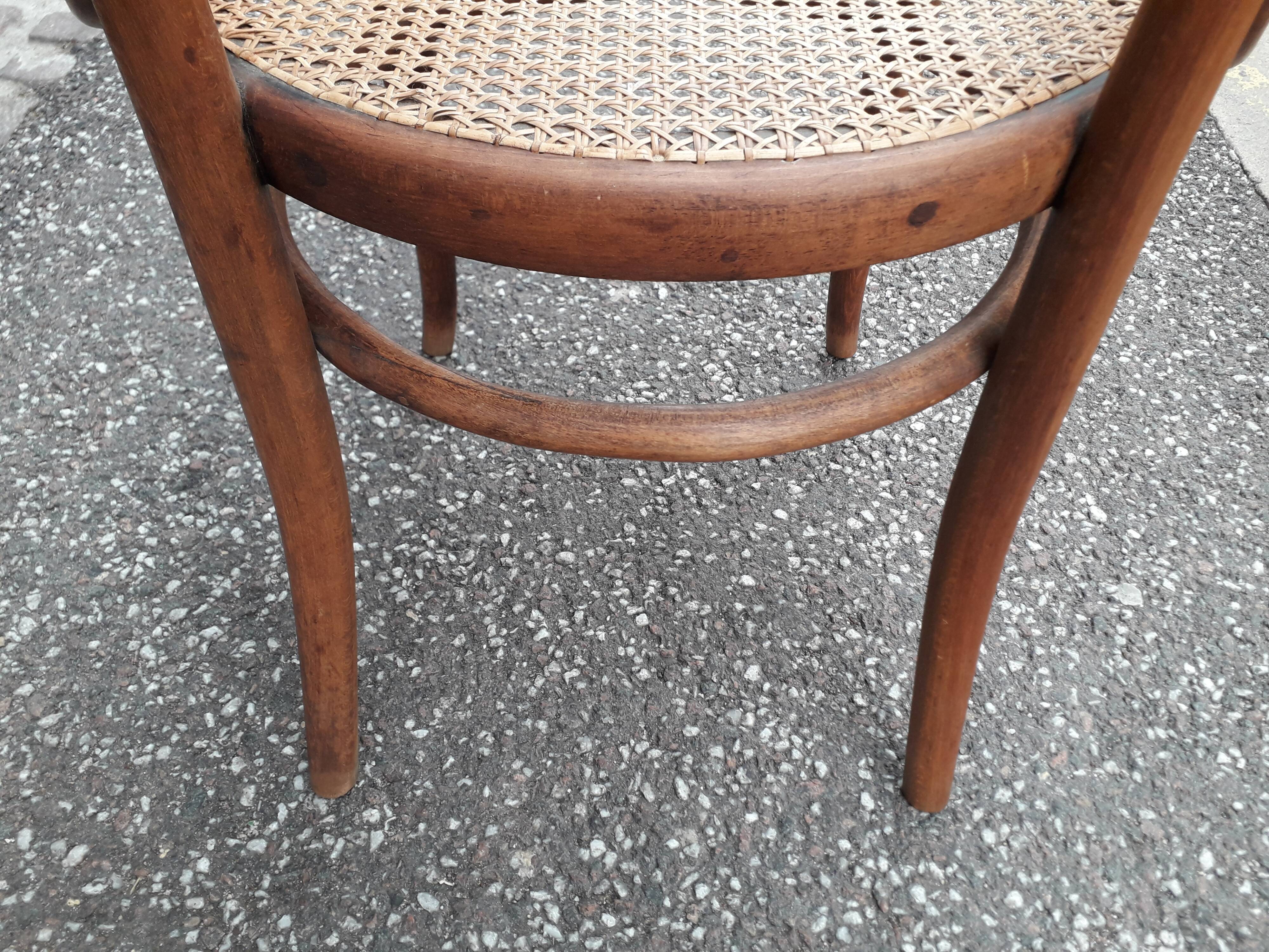 Canned Thonet armchair