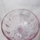 Pink glass cup