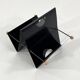 Folded metal magazine rack, 1980