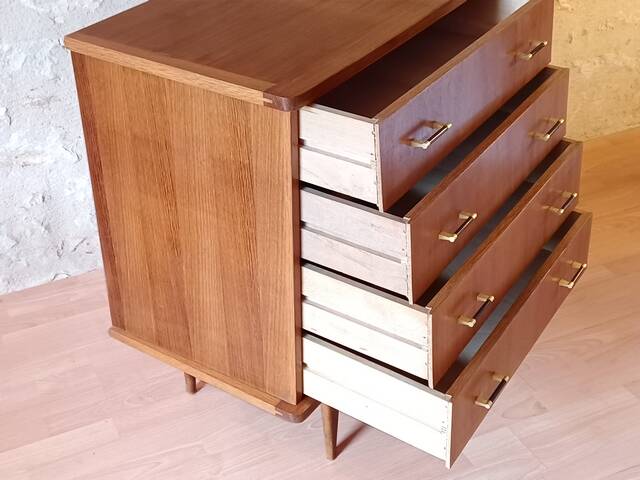 Vintage 1960s sideboard or chest of drawers