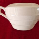 Pink ceramic coffee service by St Amand Ceranord