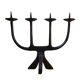Brutalist wrought iron candlestick, 1960s
