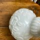 Vase de Portieux en opaline blanche 
