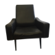 Armchair 60s black skai