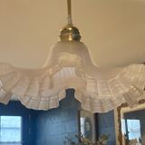 Lustre monte et baisse bronze ancien
