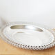 Silver-plated metal breadbasket 30s 40s