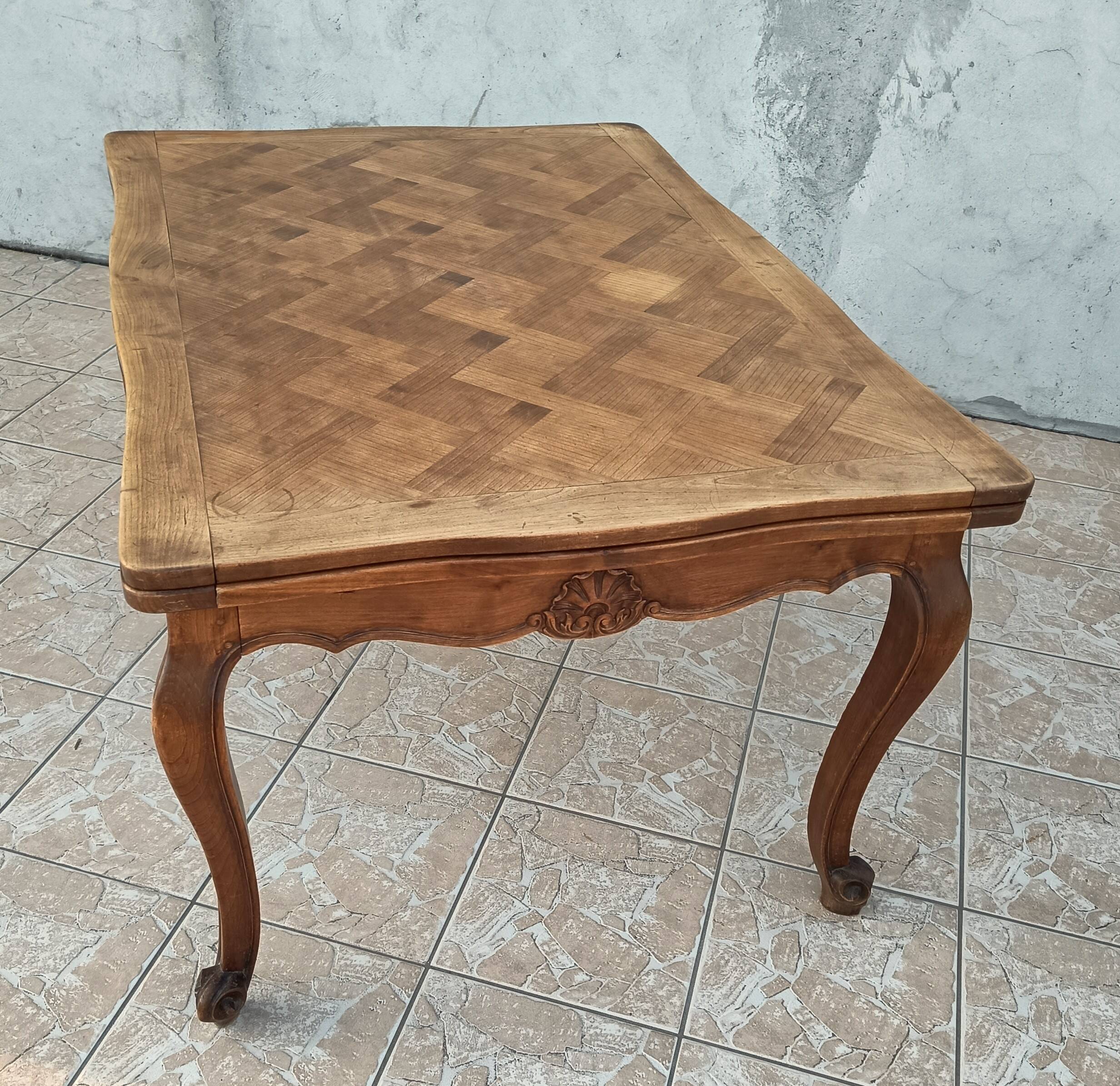 Louis XV style beech table