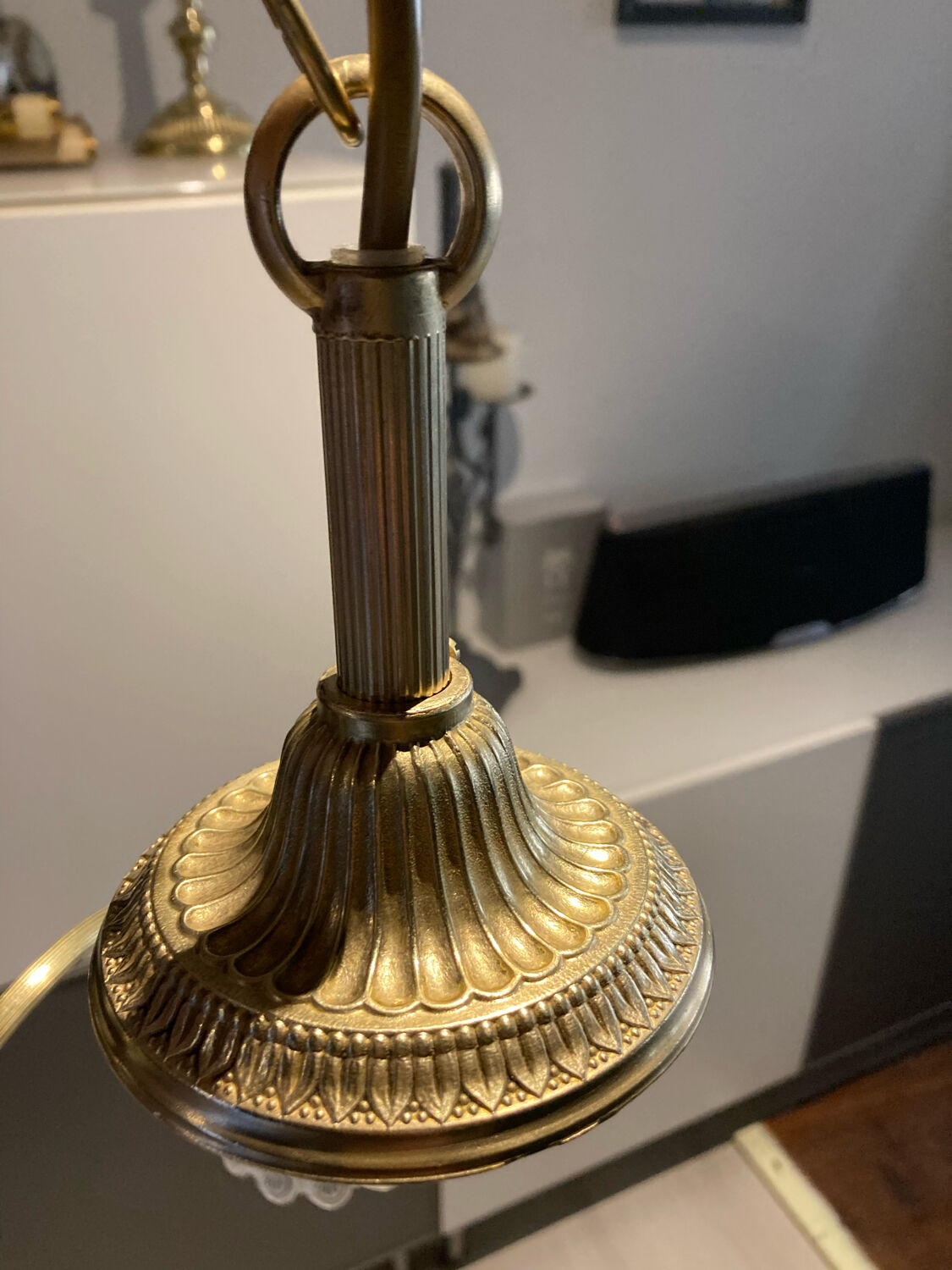 Bronze chandelier 5 branches