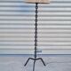Vintage iron chain floor lamp from the 1950s