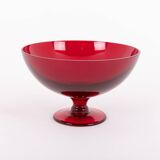 Vintage glass bowl from Monica Bratt for Reijmyre Glasbruk, Sweden 1950’s