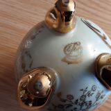 TRIPOD VASE *EGG PORCELAIN OF LIMOGES BIRD