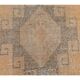Turkish Oushak wool kilim rug 96x365