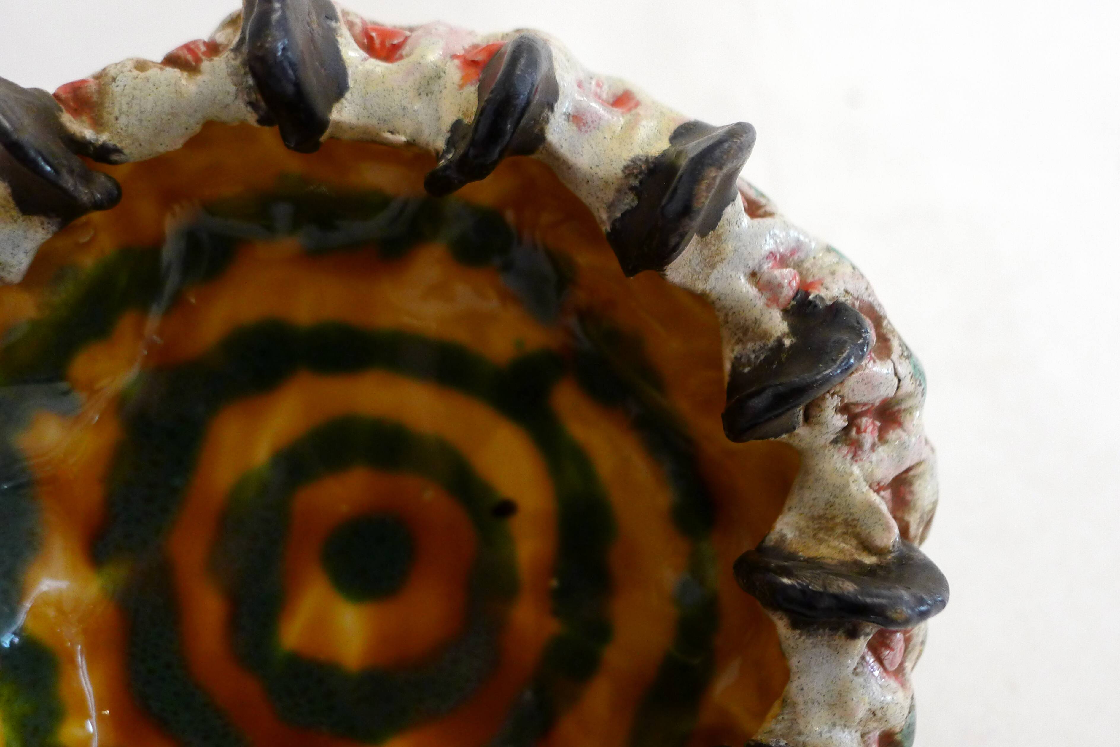 Organic barbotine ashtray and pocket tray