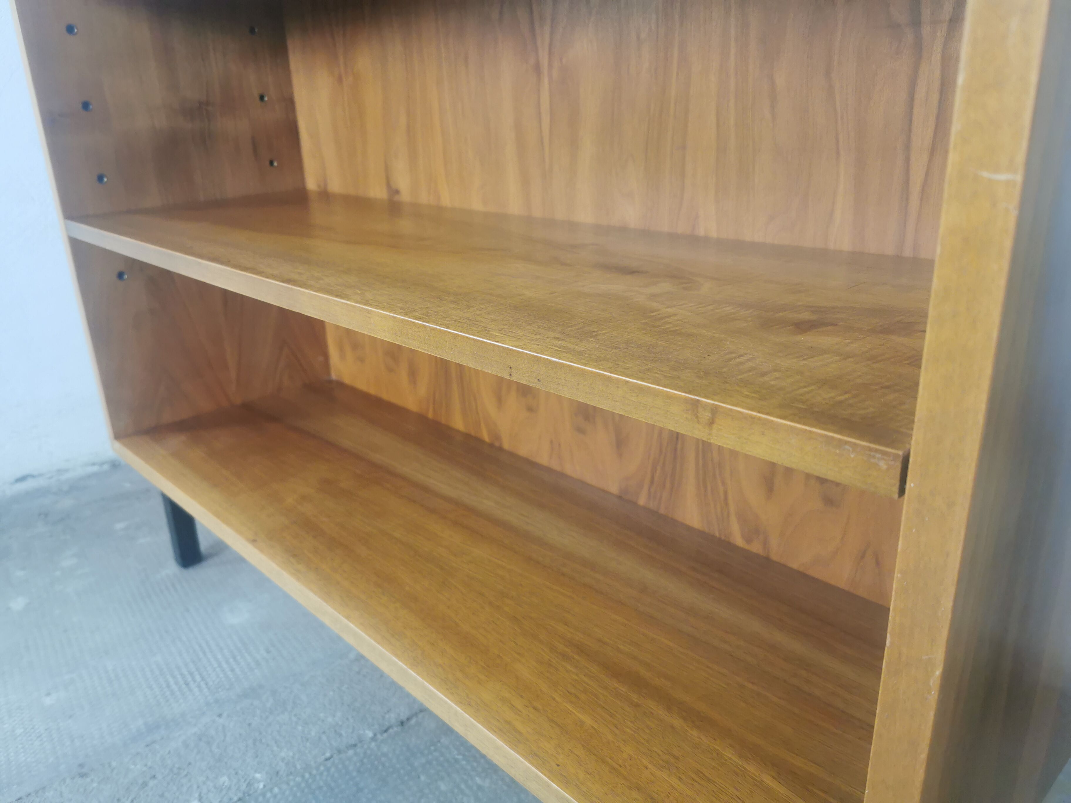 Vintage shelving walnut veneer
