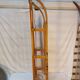 Vintage solid beech sled signed La Hutte - 110 cm