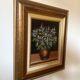 Still life with thistles, oil on canvas signed P. Beaudroit, 1992