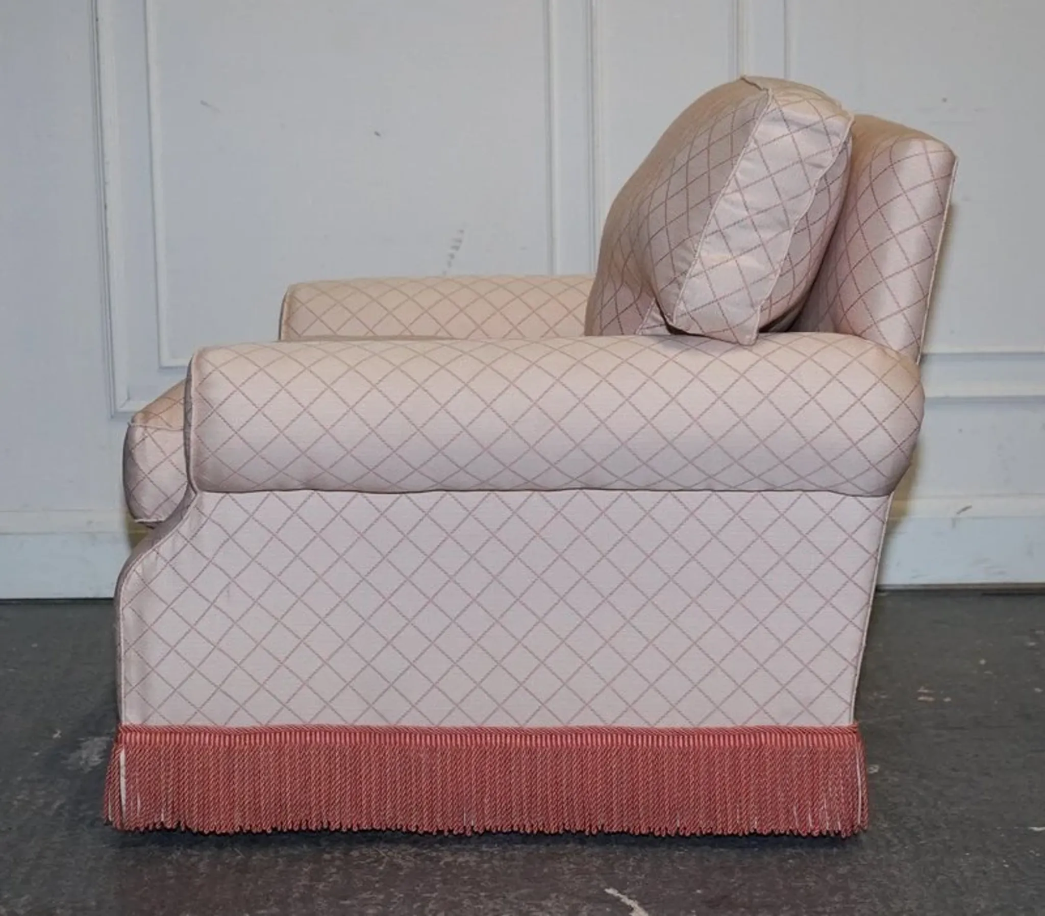 Country House Armchair and Ottoman Set, England