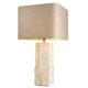 Paires de lampes de table en travertin