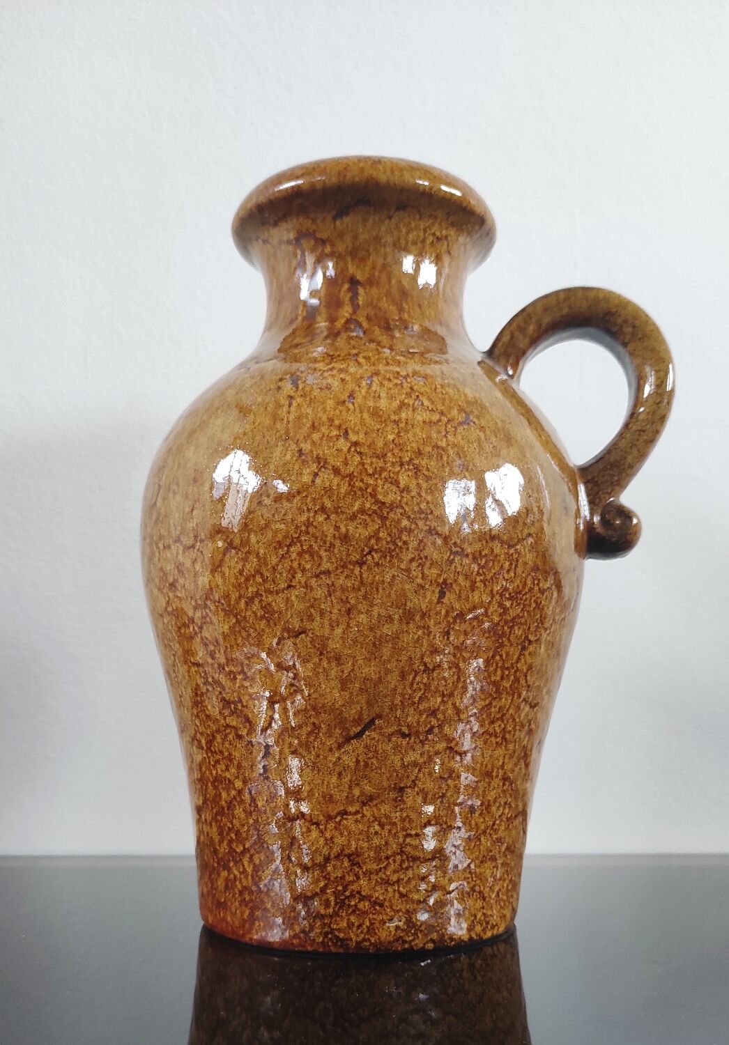 Vase Cruche Vintage Scheurich 408-25 – Céramique West Germany