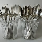 6 forks and 6 spoons - Silver metal