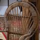 Fauteuil à bascule enfants rotin