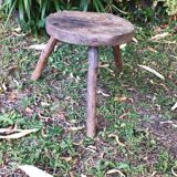 Brutalist tripod stool