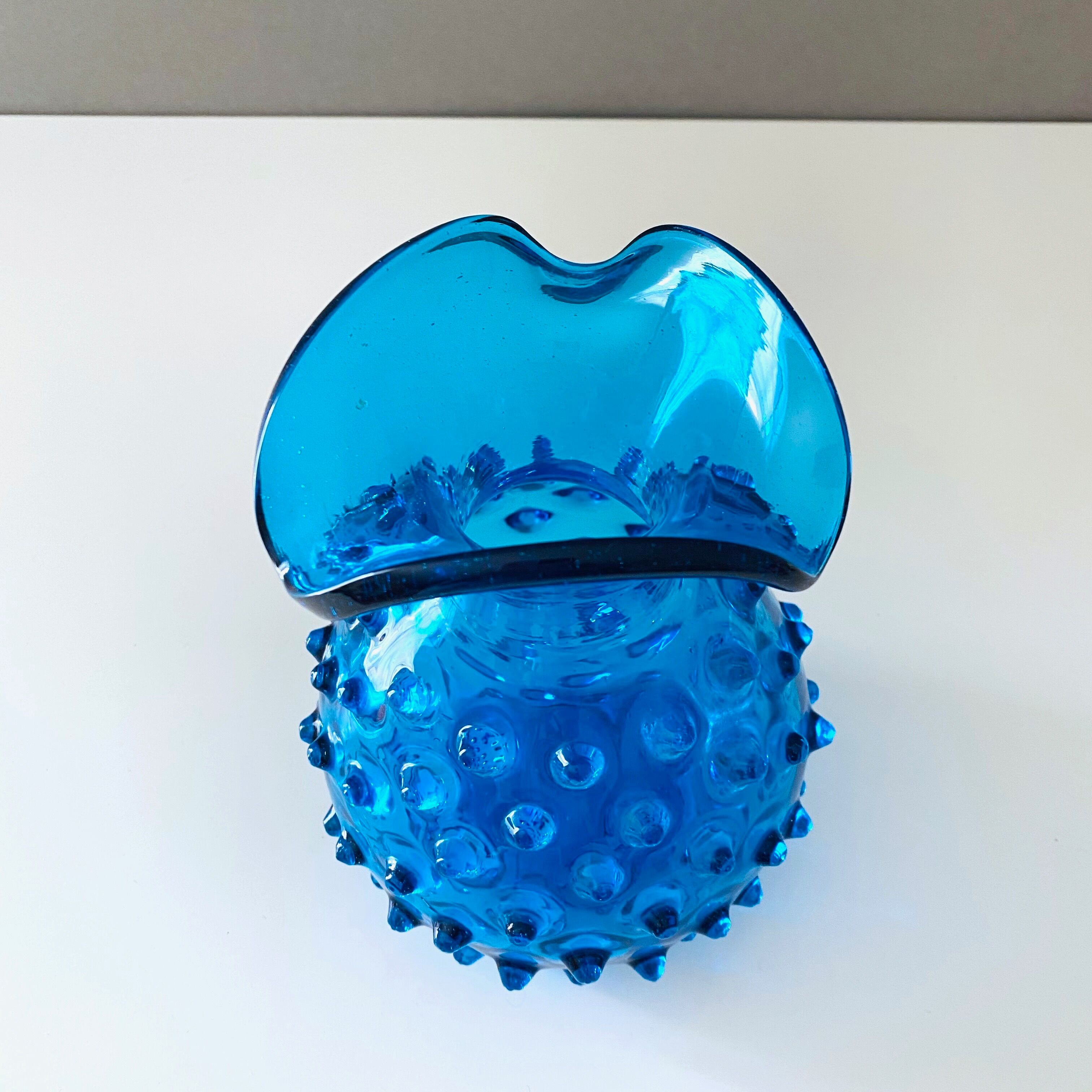 Vintage vase turquoise, pop art, 70's