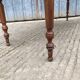 Antique farmhouse table in solid cherry wood with 4 drawers