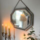 Octagonal vanity mirror 1950
