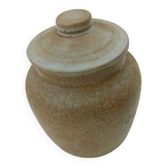 Vintage stoneware pickle pot