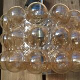 Hanging lamp bubble glass Helena Tynell for Limburg