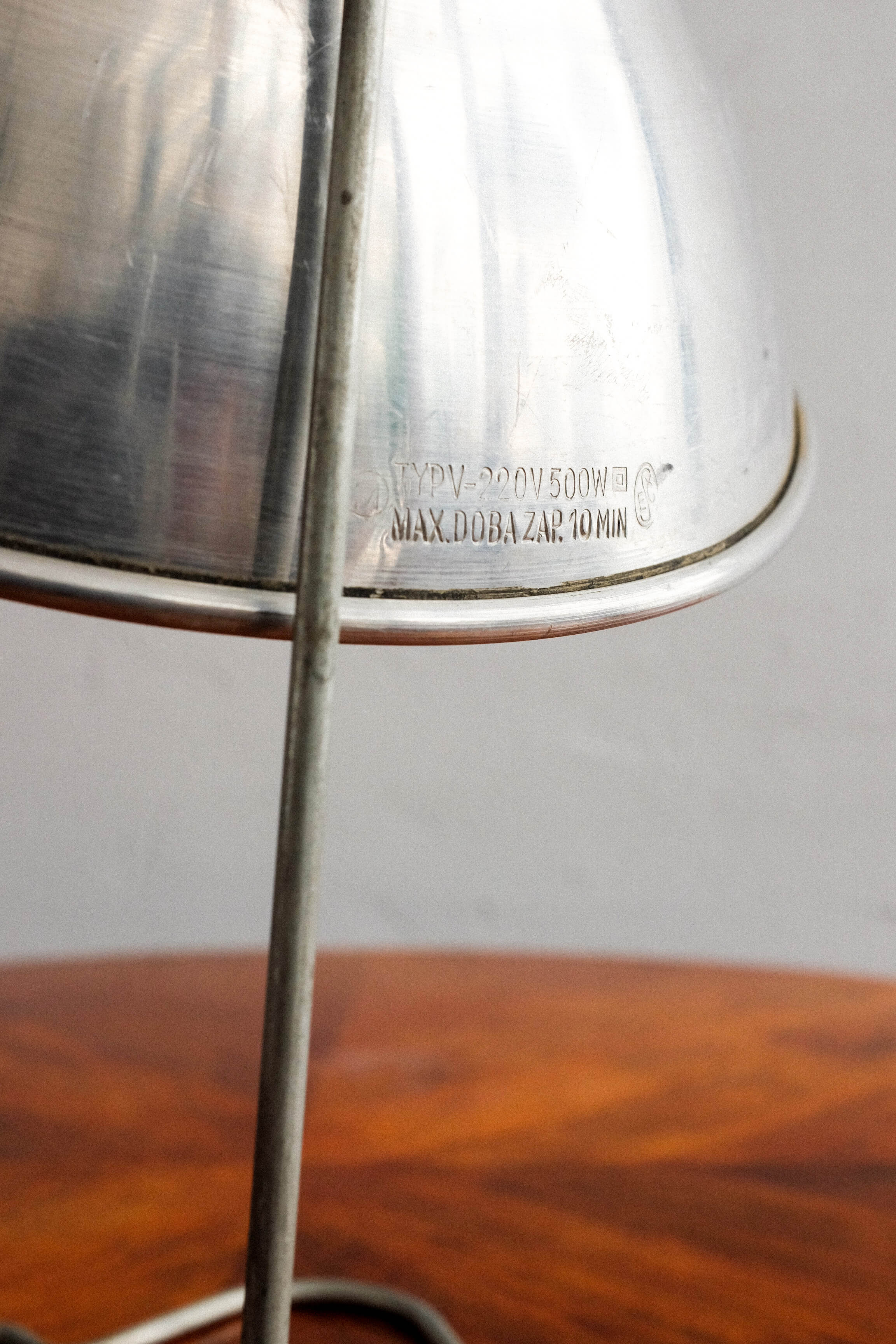 Industrial bakelite and metal table lamp, 1960s