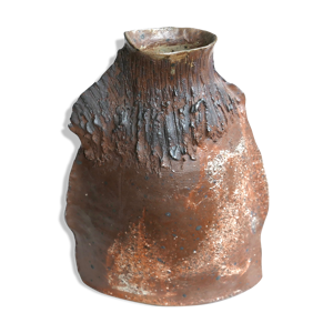 Vase sculptural en grès
