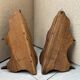 Pair of vintage corner shelves