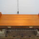 Scandinavian wall shelf in teak
