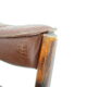 1960s adjustable leather armchair by Genega Mobler, Denmark