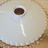 Suspension opaline lampshade