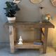 Vintage wooden workbench