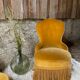 Toad armchair in vintage mustard velvet