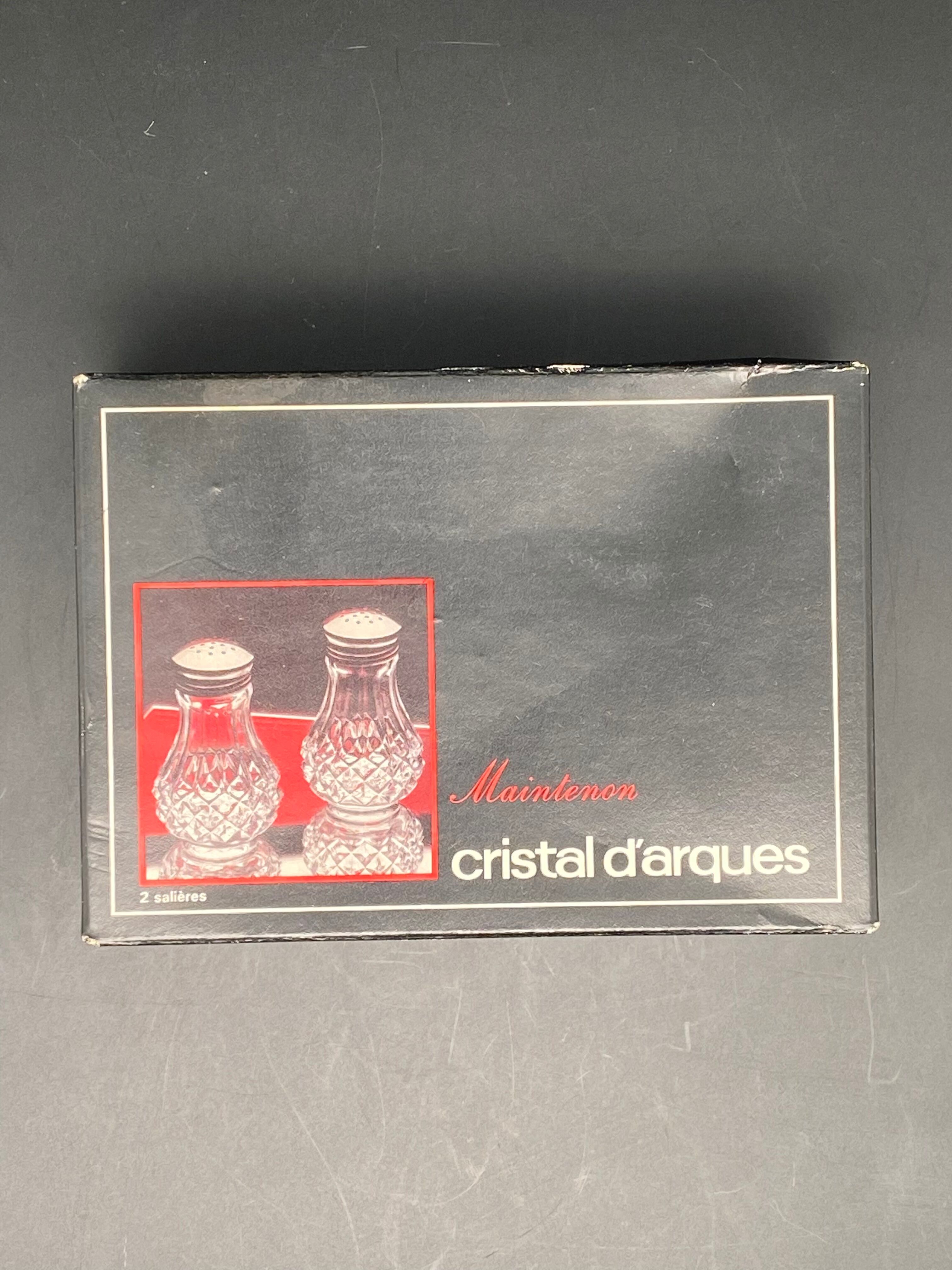 Arques crystal pepper & salt set